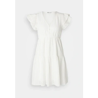 Abbildung von ONLY Onlhelena Dress Blusenkleid, Damen, Größe: XS, Cloud dancer