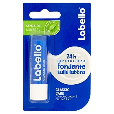 Abbildung von Labello Classic Care Formel ohne Mineralöle und Parabene, 24h Feuchtigkeit