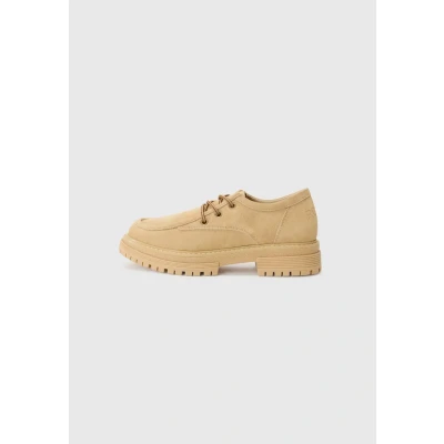 Abbildung von Roxy WORK IT LOW Sportlicher Schnürer, Damen, Größe: 41, Tan Leder