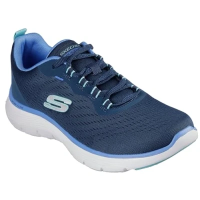 Abbildung von Skechers Wide Fit FLEX Appeal Sneaker low, Damen, Größe: 40, Navy/blue Schuhe