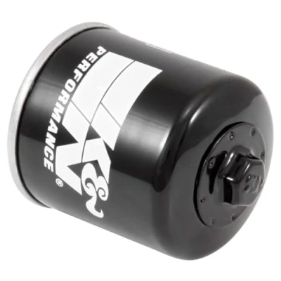 Abbildung von K&amp;N Ölfilter Für Motorräder: Entwickelt die Verwendung mit synthetischen oder konventionellen Ölen. ausgewählte Honda, Kawasaki, Triumph, Yamaha Motorräder, KN 204 1 (Patrone 66 x 71mm)