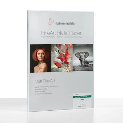 Abbildung von Hahnemühle 10641615 Digital FineArt Photo Rag Ultra Smooth, 305 g/m², DIN A4, 210 x 297 mm, weiß