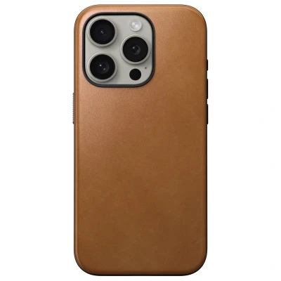 Abbildung von Nomad Modern Leather Case Magsafe iPhone 15 Pro tan NM01615385