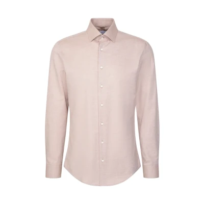 Abbildung von seidensticker Flanellhemd »Schwarze Rose«, Slim 1/1 Kentkragen Flanell