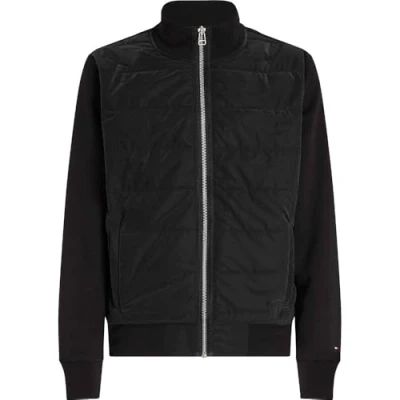 Abbildung von Tommy Hilfiger MIX Media ZIP Übergangsjacke, Herren, Größe: Medium, Black