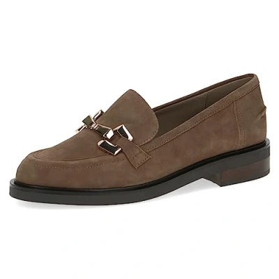 Abbildung von Caprice Slipper, Damen, Größe: 37, Taupe suede Leder