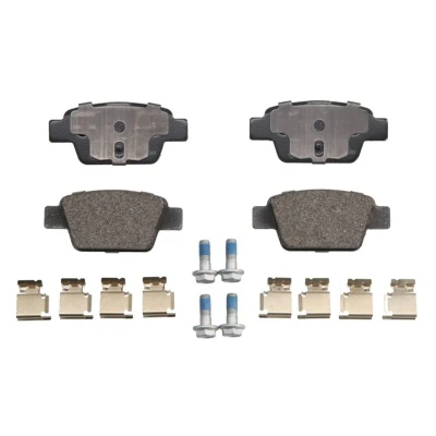 Abbildung von BRECK 23714 00 704 Bremsbelagsatz inkl. Verschleißwarnkontakt mit Zubehör FIAT: Stilo Hatchback, BRAVO 2, Multi Wagon, ALFA ROMEO: MiTo