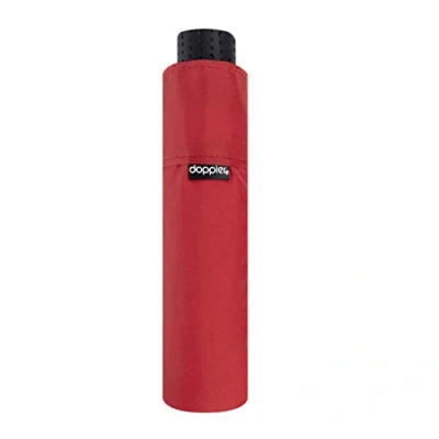 Abbildung von doppler Taschenschirm Fiber Havanna Uni Extrem leicht Kompakte Größe 22 cm Rot