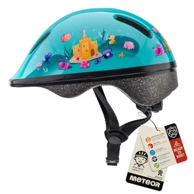 Abbildung von meteor® kinderfahrradhelm Sicherer Fahrradhelm Kinder Helm rollerhelm Jungen für Mountainbike Inliner skaterhelm BMX fahradhelm Scooter Bike Helmet