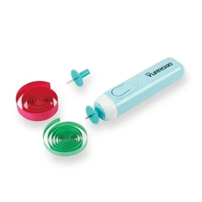 Abbildung von YURROAD Quilling Werkzeuge Stift Elektrisch Schlitzstift mit Edelstahl Kopf zum Aufrollen von Papier Slotted Tool Pen Zubehör für Anfänger Erwachsene