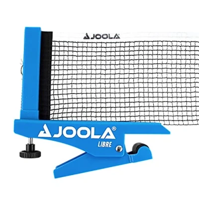 Abbildung von JOOLA Tischtennisnetz LIBRE OUTDOOR Garnitur für Freizeitsport Klemmtechnik Höhenverstellbar mit Feststellschraube