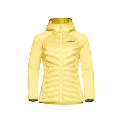 Abbildung von Jack Wolfskin Routeburn PRO Hybrid Winterjacke, Damen, Größe: XL, Lemon ice