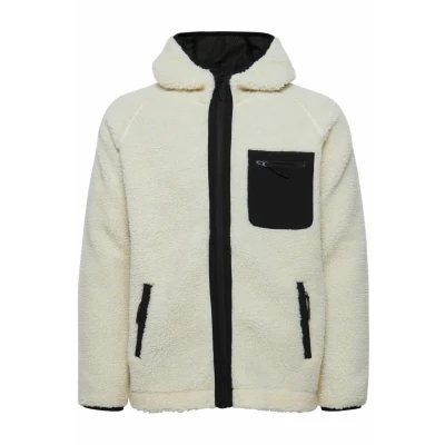 Abbildung von Indicode Jeans Idtrod Fleecejacke, Herren, Größe: XL, White asparagus