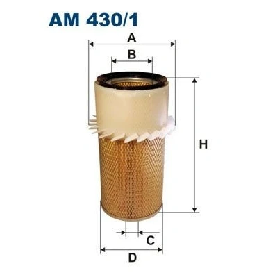 Abbildung von FILTRON AM 430/1 Luftfilter 315 199 Filtereinsatz