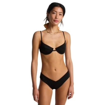 Abbildung von Billabong SOL Searcher FIJI Bikinihose, Damen, Größe: Small, Black pebble