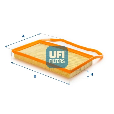 Abbildung von UFI 30.A42.00 Luftfilter 34 282 311 Filtereinsatz VOLKSWAGEN: Polo VI, up! Hatchback, SEAT: IBIZA 5