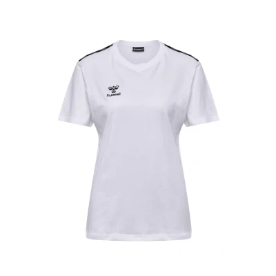 Abbildung von Hummel Authentic Tshirt print, Damen, Größe: 44, White