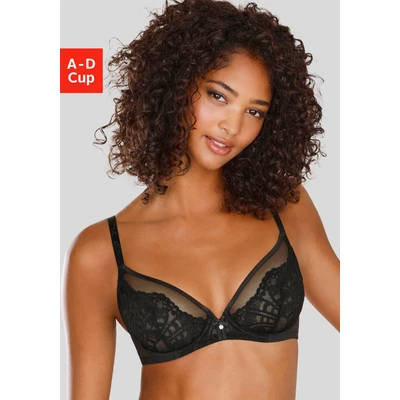 Abbildung von Lascana WIRE BRA Bügel BH, Damen, Größe: 80B, Black