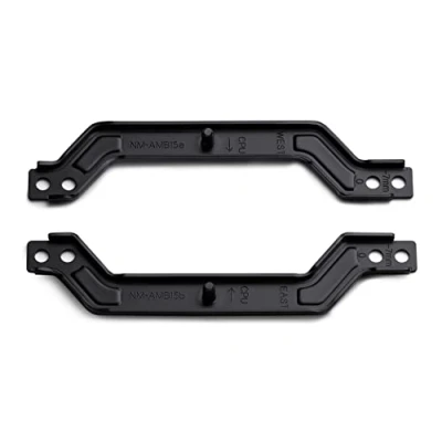 Abbildung von Noctua NM AMB15 chromax.black, AMD AM5 Offset Montagebrücken für Verbesserte Kühlleistung (Schwarz)