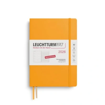 Abbildung von LEUCHTTURM1917 372473 Wochenkalender &amp; Notizbuch Medium (A5) 2026, 12 Monate, Rising Sun, Deutsch