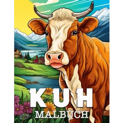 Abbildung von Kuh Malbuch: Schöne Bilder zum Ausmalen und Entspannen