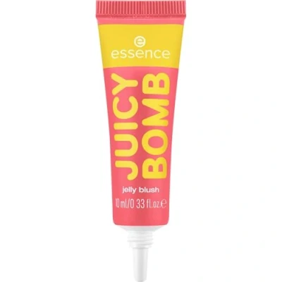 Abbildung von essence JUICY BOMB PARTY jelly blush, Rouge, Nr. 02, Rot, Einfach zu entfernen, glänzend, strahlend frisch, vegan, ohne Parabene, Mikroplastikpartikel, Nanopartikel frei, 1er Pack (10ml)