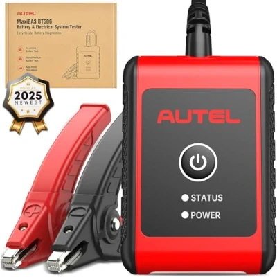 Abbildung von Autel MaxiBAS BT506 Batterietester, 6V 12V 100 2000 CCA Autobatterie Analysator, Start und Ladetest, digitales Batterielast Testgerät für alle Fahrzeuge, Batterietest im Fahrzeug/außerhalb Fahrzeugs