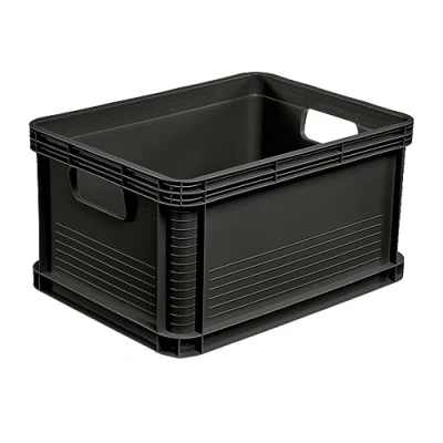 Abbildung von keeeper Transportbox Set 8 teilig, Stapelbar, Polypropylen, x 20 l, Robert, Graphit Grau