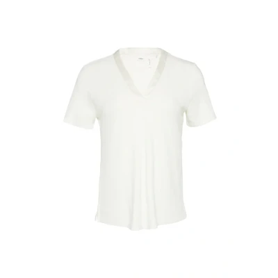 Abbildung von T Shirt mit Satinausschnitt