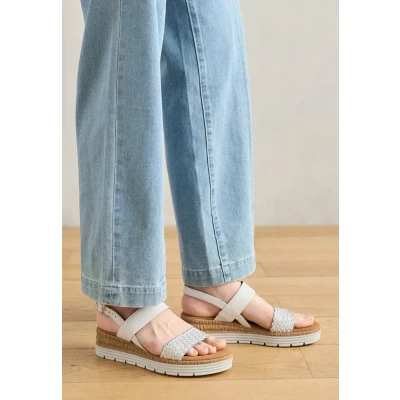 Abbildung von Gabor Comfort Plateausandalette, Damen, Größe: 42, Weiss Schuhe