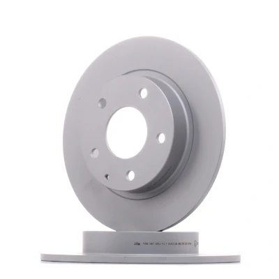 Abbildung von ATE 24.0109 0181.1 Bremsscheibe 265,0 9,0 5 114,3 voll beschichtet MAZDA: 3 Saloon, Hatchback, Box Body / Hatchback