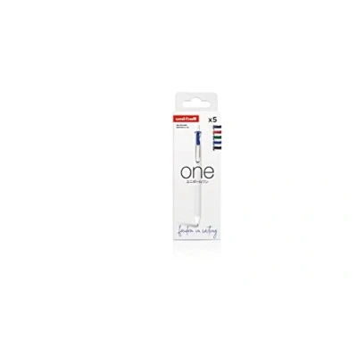 Abbildung von Uni ball One Roller, einziehbar, Gel Tinte, 0,7 mm, 5 Farben CLASSIC