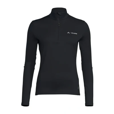 Abbildung von Vaude Livigno Halfzip Fleecepullover, Damen, Größe: 34, Schwarz