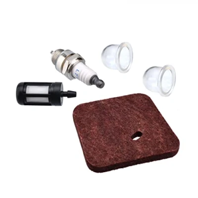 Abbildung von Cancanle Luftfilter Kraftstofffilter Zündkerze Vergaser Zündkapsel für Stihl FS38 FS45 FS46 FS55 HS45 FC55 KM55 Freischneider Rasentrimmer
