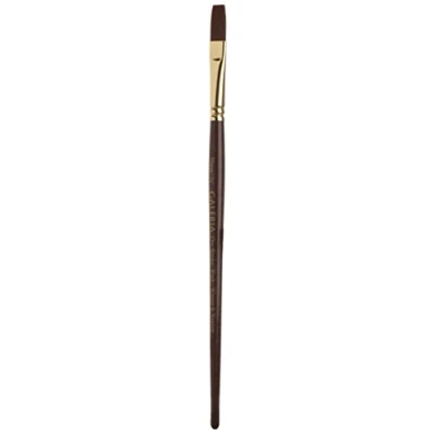 Abbildung von Winsor &amp; Newton 5733110 Galeria Acrylpinsel, aus Synthetikfasern, ideale Kontrolle für dickere Farbaufträge, Ein Strich Pinsel 3/8 Zoll, 10mm
