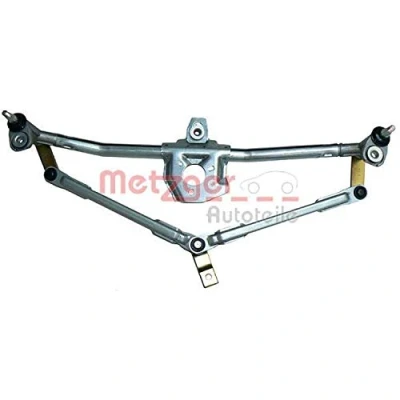 Abbildung von METZGER 2190044 Scheibenwischergestänge für Linkslenker vorne ohne Elektromotor, mit Hebel ORIGINAL ERSATZTEIL VOLKSWAGEN: Golf 4 Variant,