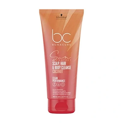 Abbildung von Schwarzkopf Professional Bonacure Sun Scalp, Hair en Body Cleanse 200 ml