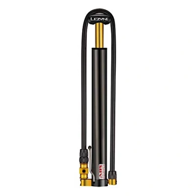 Abbildung von Lezyne Micro Floor Drive HV Bodenpumpe, Black/Hi Gloss, 300 mm