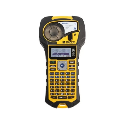 Abbildung von Brady M210 tragbare Etikettendrucker Beschriftungsgerät &amp; portable Label Printer Etikettierer Drucker Gerät für Etiketten beschriften inkl. 1 Etikettenpatrone ersetzt BMP21 PLUS