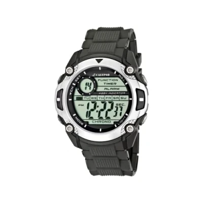 Abbildung von Calypso Jungen Chronograph Quarz Uhr mit Silikon Armband K5577/1