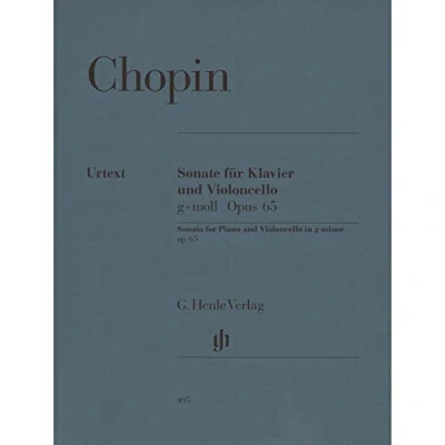 Abbildung von Sonate G Moll Op 65. Violoncello, Klavier: Besetzung: Violoncello und Klavier (G. Henle Urtext Ausgabe)
