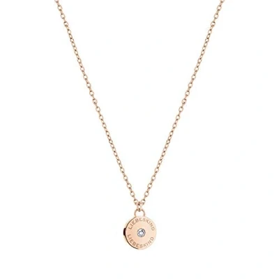 Abbildung von Liebeskind Berlin MIT ANHÄNGER Edelstahl Halskette Rose goldcoloured, Damen, Größe: One Size, gold coloured