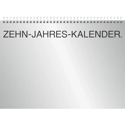 Abbildung von BRUNNEN Zehnjahres Kalender A4 quer (2025 2034), 1 Seite = 12 Monate, 297 x 210 mm