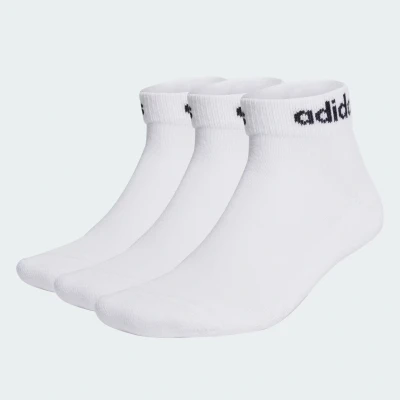 Abbildung von adidas Unisex Kinder Linear Cushioned 3 Pairs Knöchelsocken, Black/White