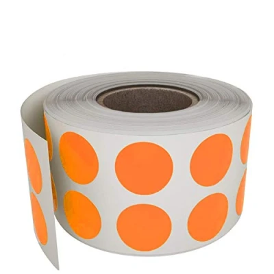 Abbildung von Sticker Orange 13 mm Klebepunkte 1,3 cm Etiketten 1080 Stück von Royal Green