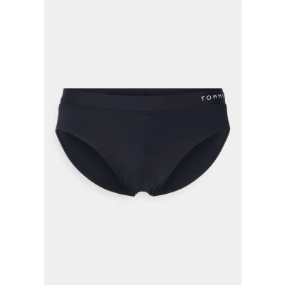 Abbildung von Tommy Hilfiger Herren Badeslip Brief Kurz, Blau (Desert Sky), M