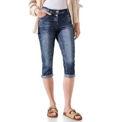 Abbildung von Cecil Damen B378651 Jeans, Mid Blue Used Wash, 29