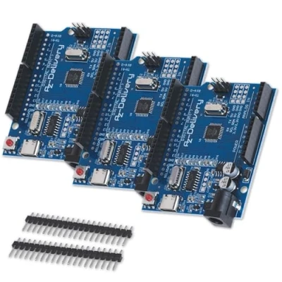 Abbildung von AZDelivery 3 x Mikrocontroller Board AZ ATmega328 mit USB C Anschluss inklusive E Book!