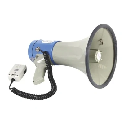 Abbildung von Megaphon 25W mit Handmikrofon &amp; Sirene Velleman MP25SFM