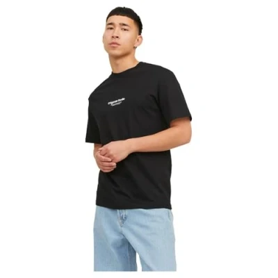 Abbildung von JACK &amp; JONES Herren Rundhals T Shirt JORVESTERBRO Regular Fit S M L XL XXL, Größe:XL, Farbe:Black 12240121